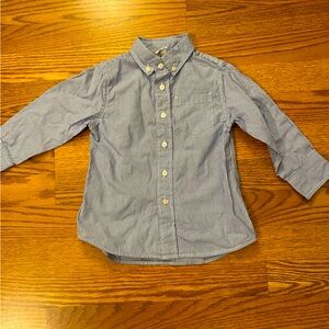 Crew Cuts Oxford Blue Striped Shirt